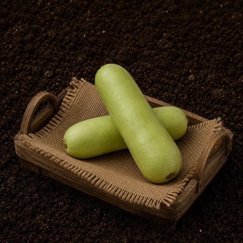 Organically Grown Bottle Gourd by Bhoomi Farms