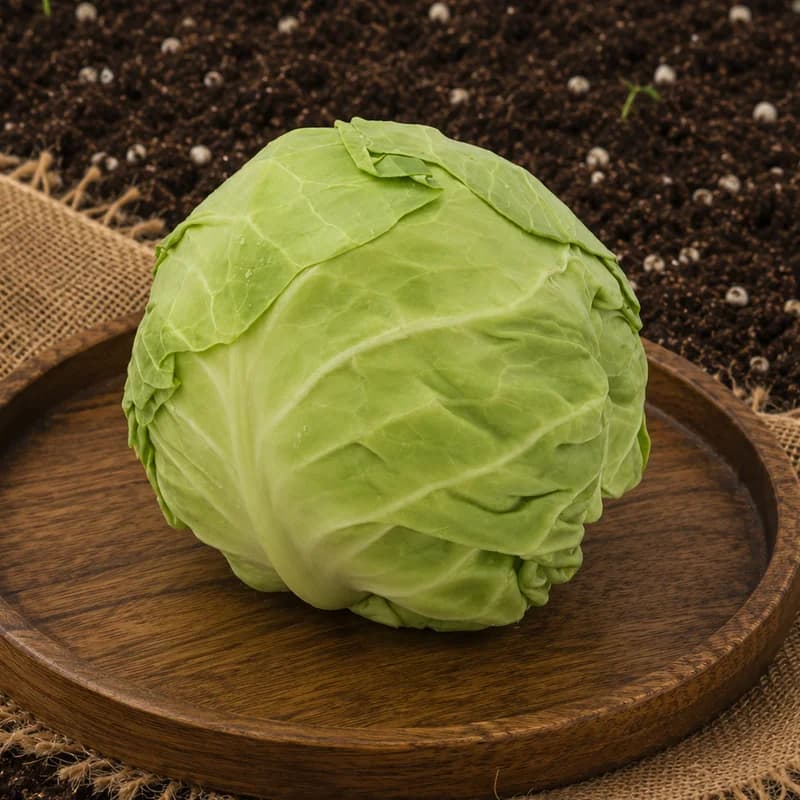 Organically Grown Cabbage by Bhoomi Farms
