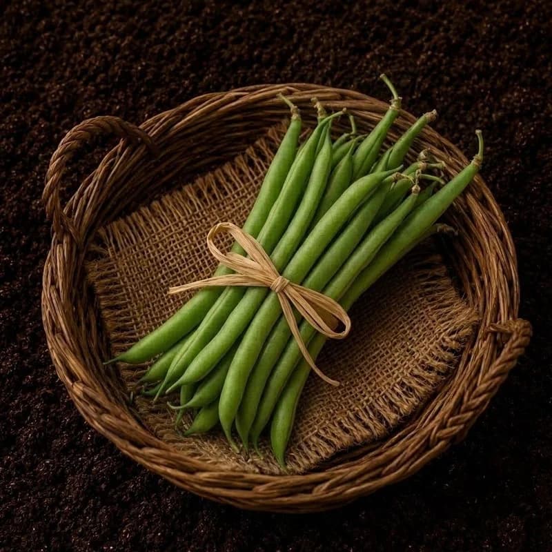 Organically Grown Green Beans by Bhoomi Farms