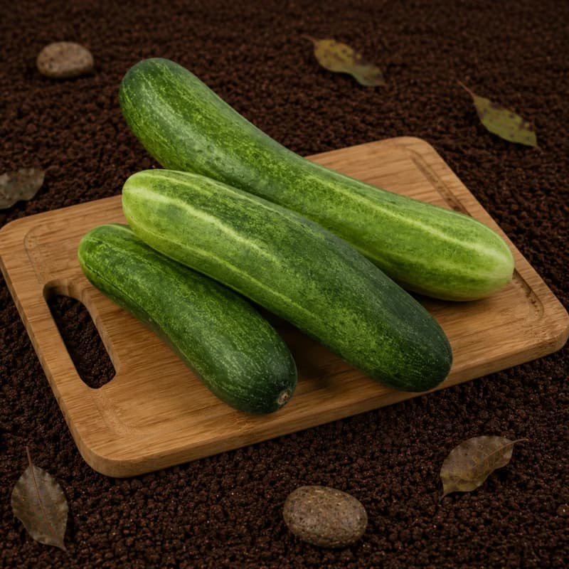 Organically Grown Green Cucumber (Southekayi)